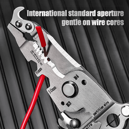 💥NEW 2025 Upgraded💥Multifunctional Folding Wire Stripper-Professional Electrician Tool