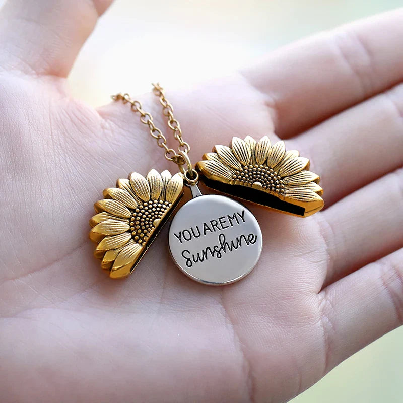 You Are My Sunshine Stainless Steel Necklace