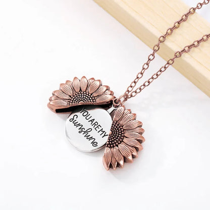 You Are My Sunshine Stainless Steel Necklace