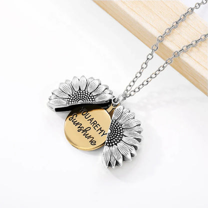 You Are My Sunshine Stainless Steel Necklace