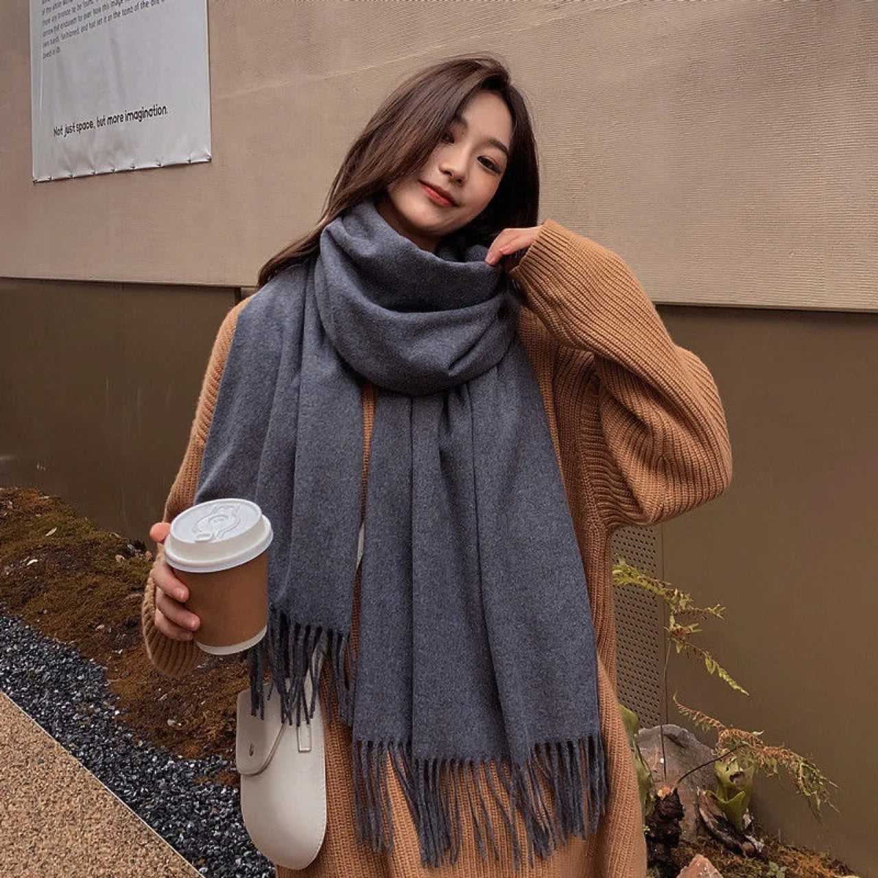 Chic Warm Wool Scarf